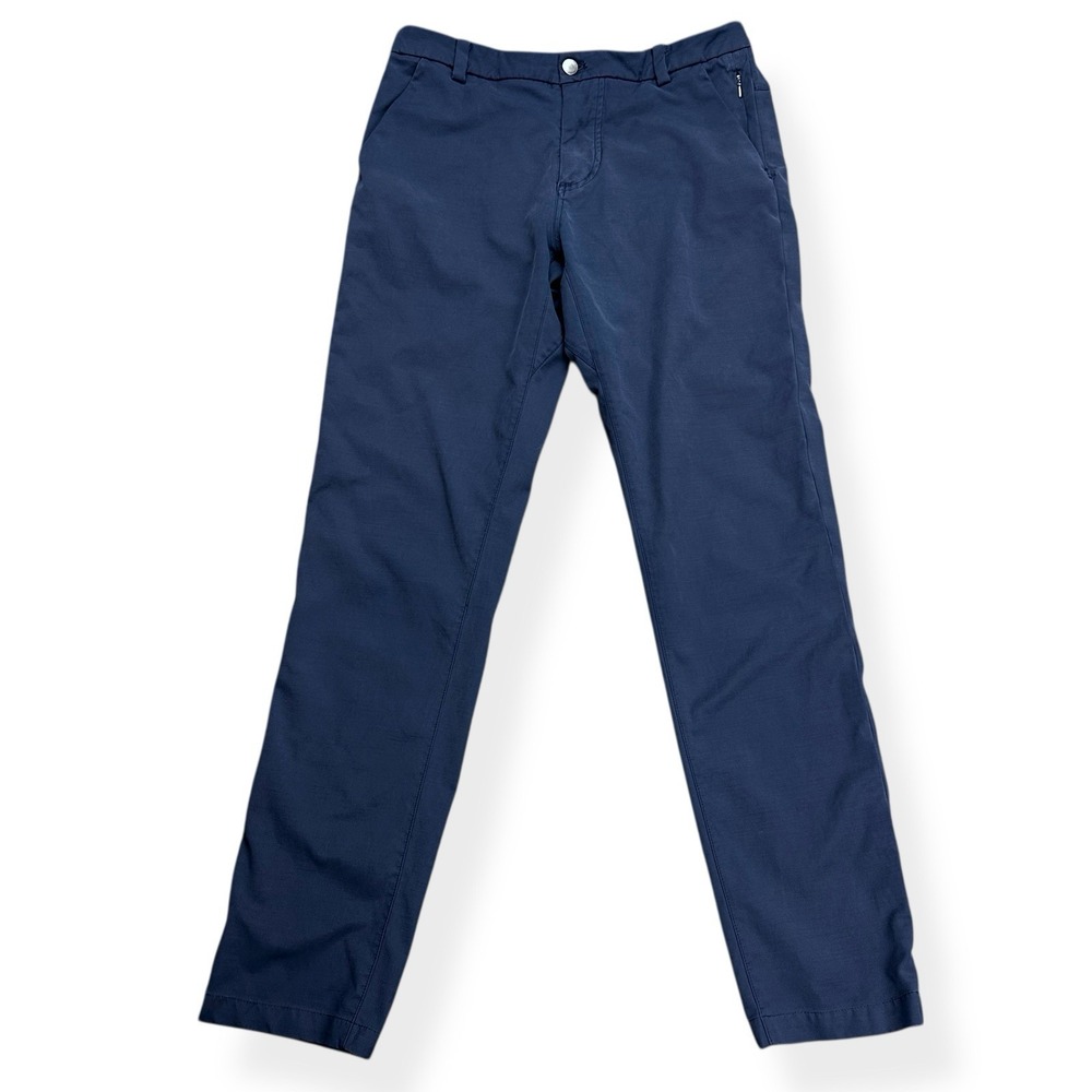 Lululemon Men's Commission Slim Fit Pant 30x30 True Navy Blue Warpstreme